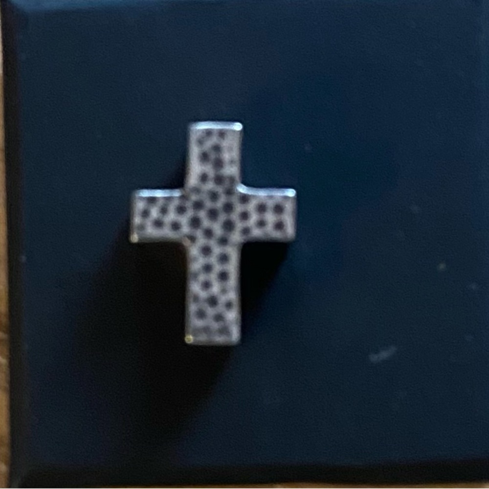 RARE Redbalifrog Cross Retired Bead Sterling 925 NWOT